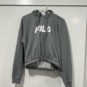 Vintage FILA cropped hoodie